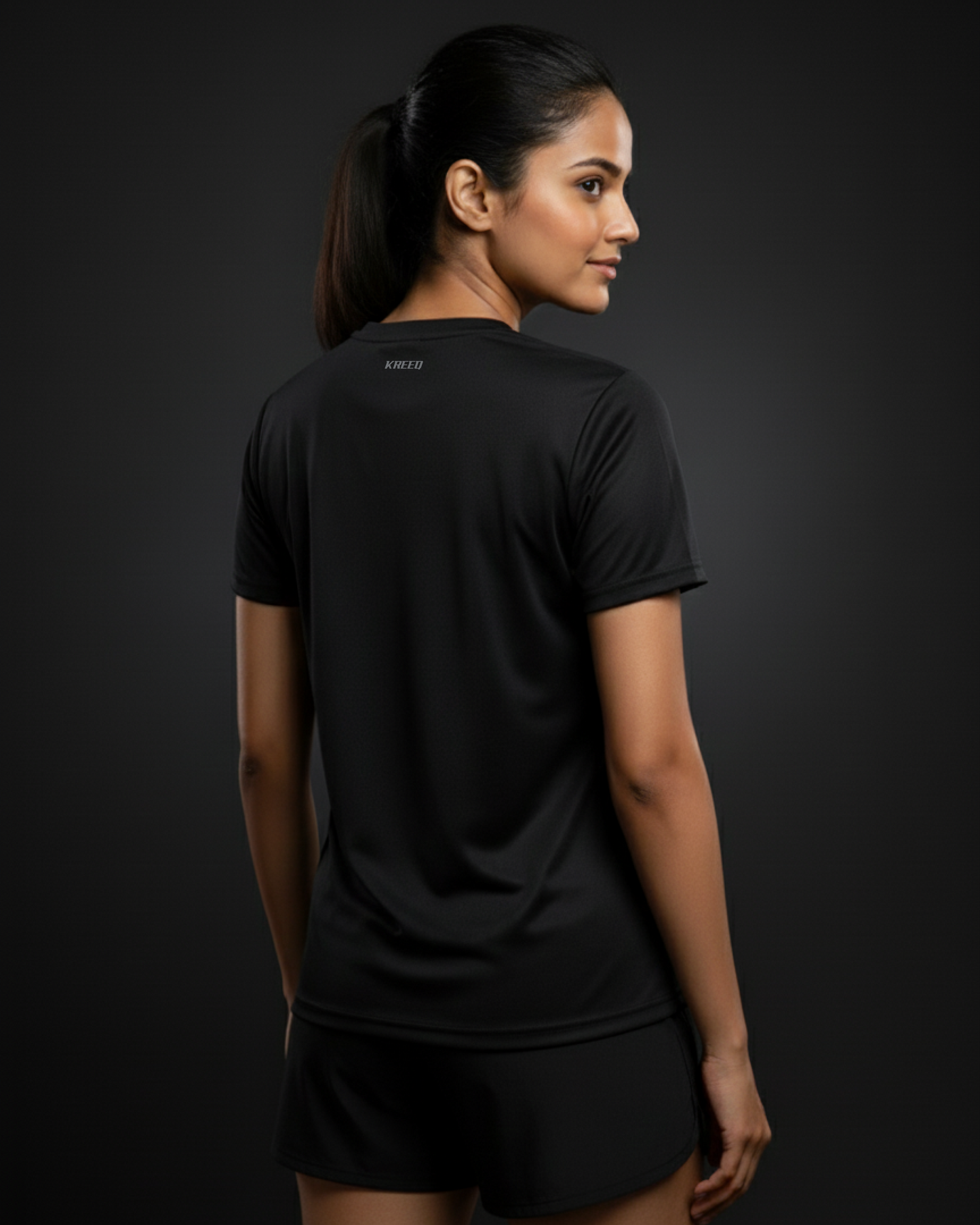 Black T-Shirt for Women: Performance Wear