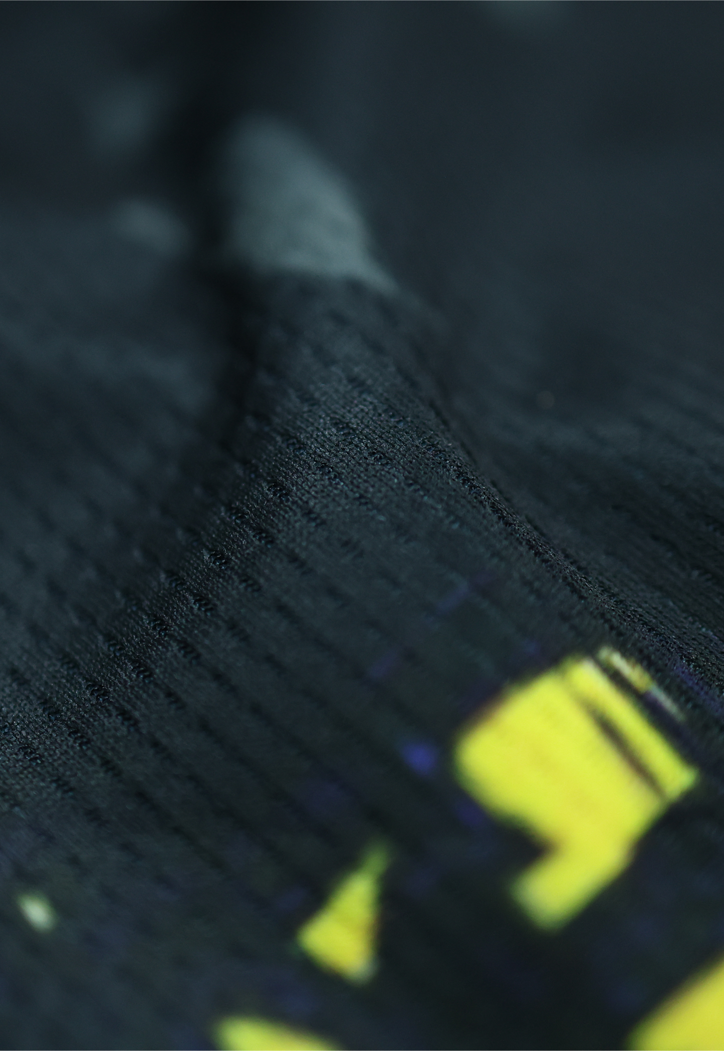 Black Yellow Sports T-Shirt For Men : 100% Polyester