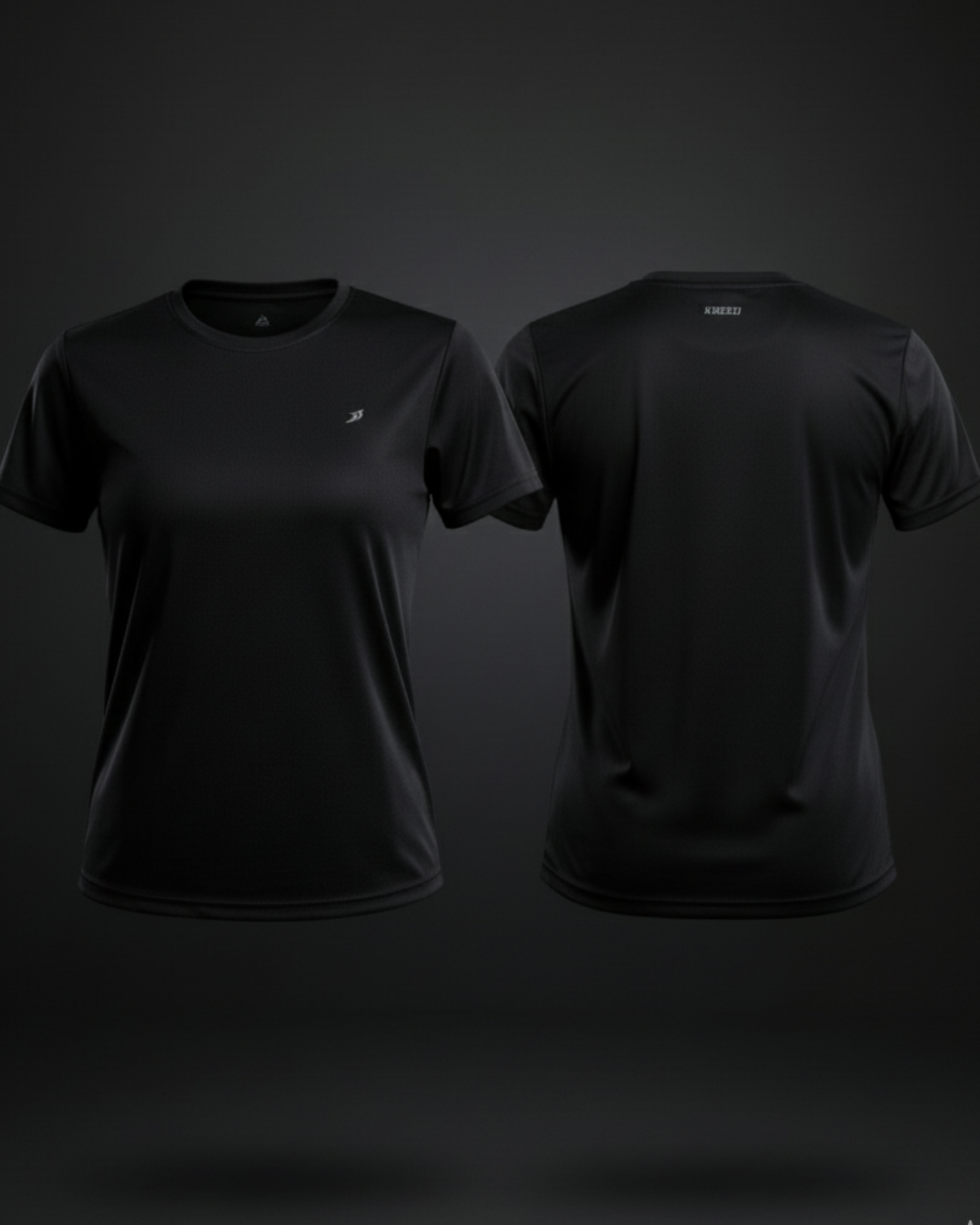 Black T-Shirt for Women: Performance Wear